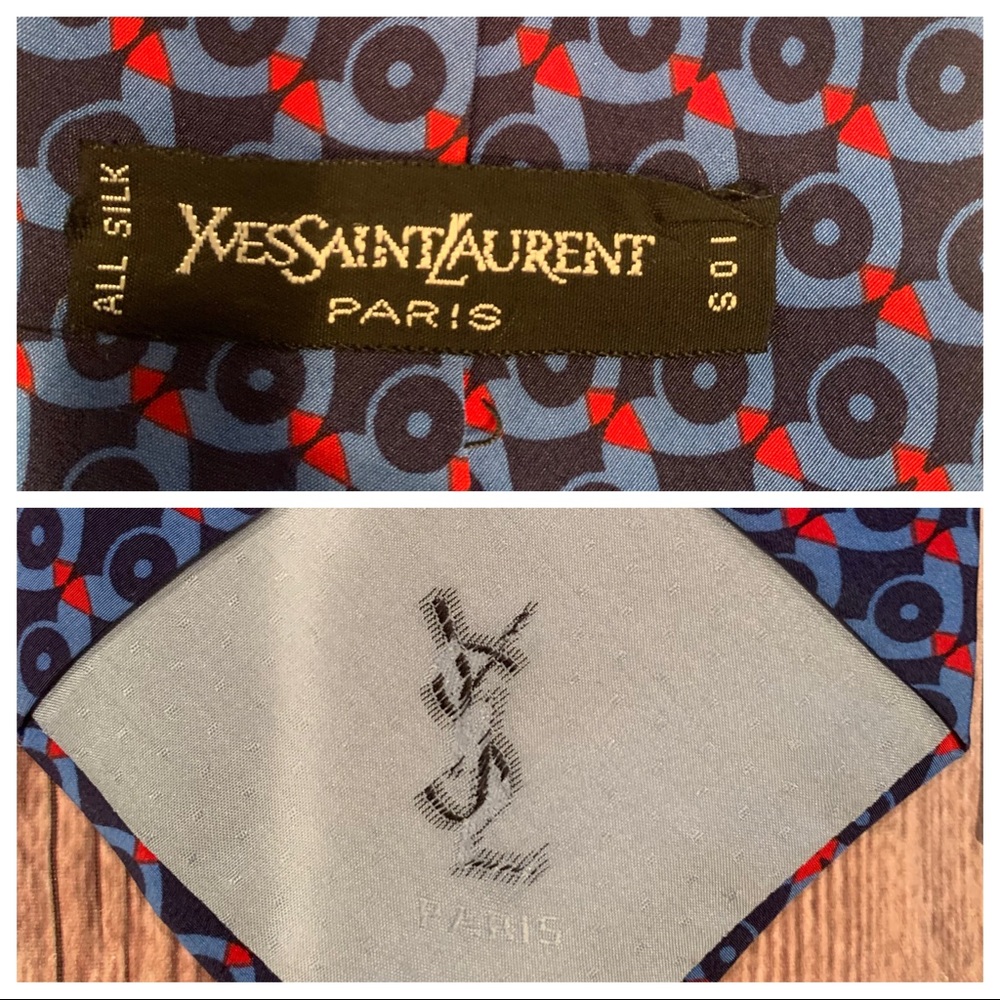 Yves Saint Laurent Paris Wide Tie 
Excellent Pre-Owned Condition - Picture 2 of 8